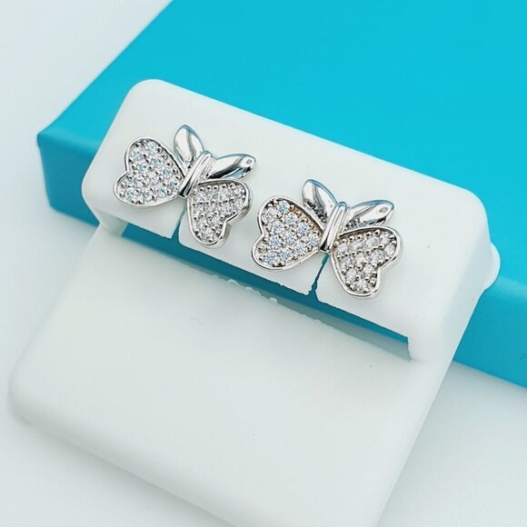 "925 Sterling Silver CZ Beautiful Earrings for Women, 1USPAR4167 - Picture 7 of 11